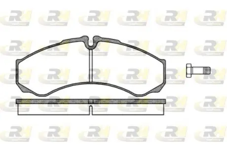 Тормозные колодки, дисковый тормоз.) ROADHOUSE 265110