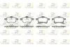 Колодки гальмівні (передні) Opel Combo 01- (Ate) ROADHOUSE (2683.02) зображення 1