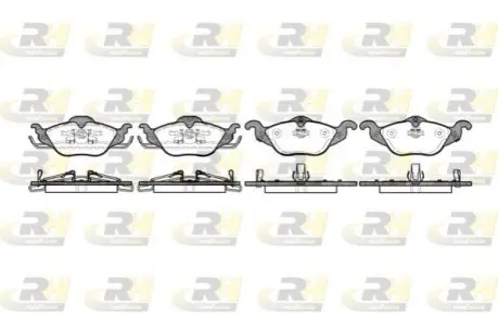Колодки гальмівні (передні) Opel Astra G 98-09/Chevrolet Corsa 94-02 ROADHOUSE 2684.02