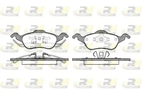 Колодки гальмівні (передні) Ford Focus 99-09 ROADHOUSE 2691.00