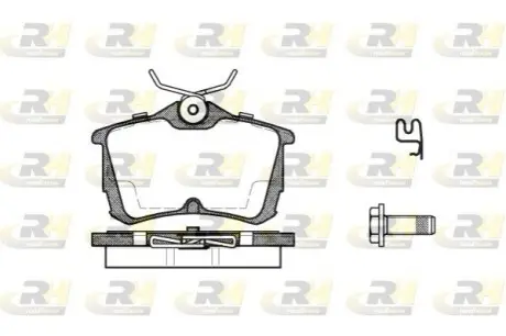 Колодки гальмівні (задні) Honda Accord VI/VII 98-08 ROADHOUSE 2695.02