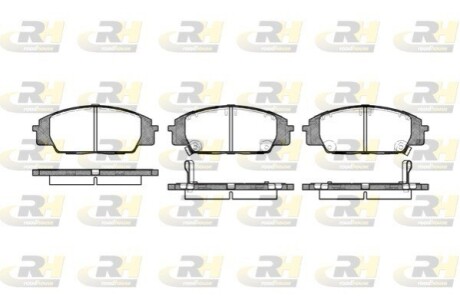 Гальмівні колодки ROADHOUSE 2735.02 (фото 1)