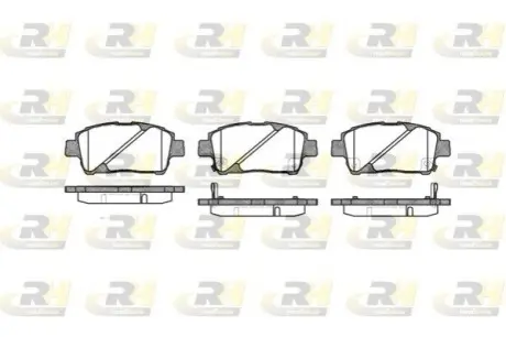 Тормозные колодки дисковые ROADHOUSE 2740.02