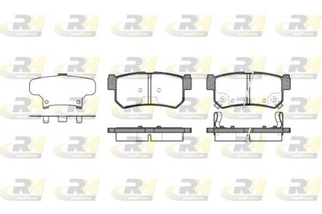 Тормозные колодки дисковые ROADHOUSE 2746.62 (фото 1)