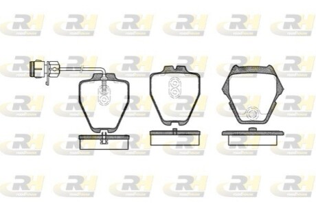 Гальмівні колодки ROADHOUSE 2752.12