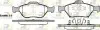 Колодки тормозные (передние) Toyota Yaris 05 ROADHOUSE (2766.12) зображення 1