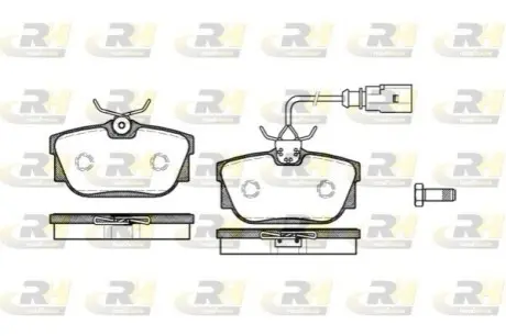 Колодки гальмівні (задні) VW T4 1.9/2.5D/TDI 96 ROADHOUSE 2767.01