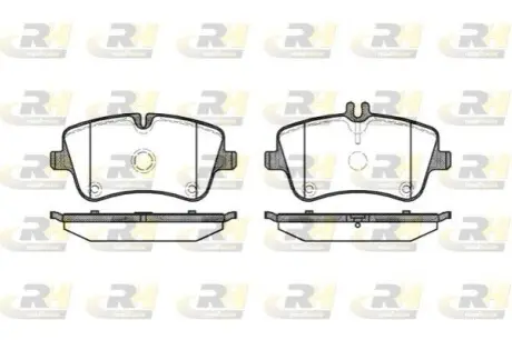 Колодки гальмівні (передні) MB C-class (W203/CL203/S203) 00-11 ROADHOUSE 2768.00