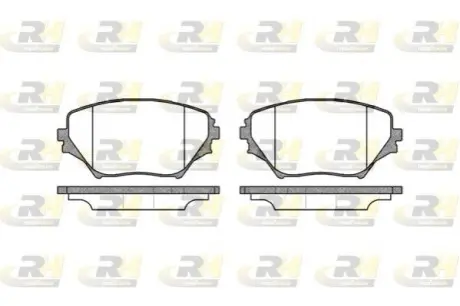 Колодки гальмівні (передні) Toyota Rav 4 II 00-05 ROADHOUSE 2813.00