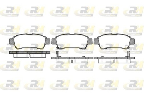 Тормозные колодки дисковые ROADHOUSE 2820.02