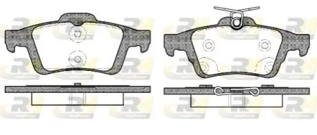 Колодки гальмівні (задні) Ford Connect 02 ROADHOUSE 2842.70