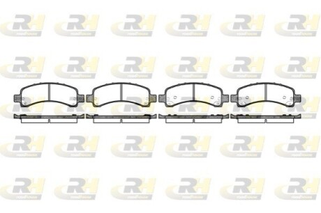 Гальмівні колодки, дискове гальмо (набір) ROADHOUSE 298910