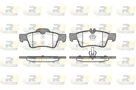 Колодки гальмівні (задні) MB E-class (W211/W212)/S-class (W220/W221) 98- (Ate) ROADHOUSE 2991.00