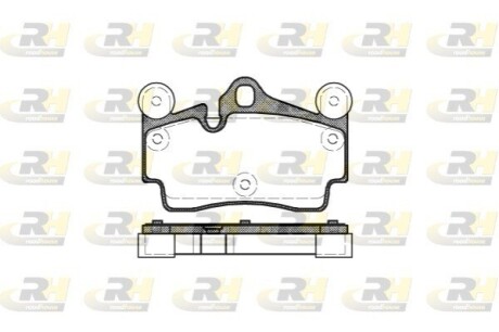 Гальмівні колодки, дискове гальмо (набір) ROADHOUSE 2996.00