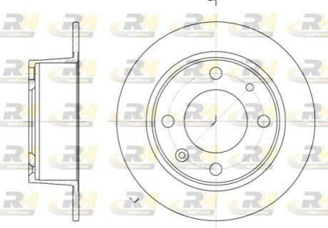 Гальмівні диски ROADHOUSE 6021.00