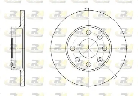 Фото Гальмівний диск ROADHOUSE (6059.00) зображення 1
