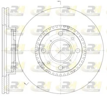 Фото Диск гальмівний (передній) Opel Agila B 08-14 (252x20) ROADHOUSE (61002.10) зображення 1