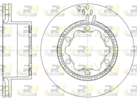 Тормозной диск ROADHOUSE 61036.10