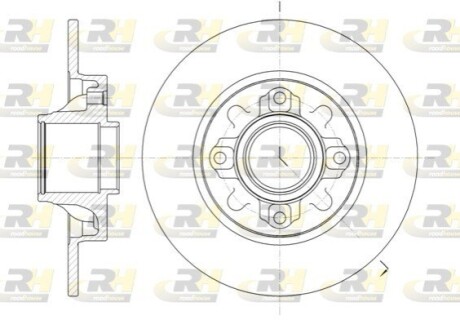 Гальмівний диск ROADHOUSE 61060.00