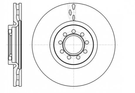 Тормозной диск ROADHOUSE 61061.10 (фото 1)