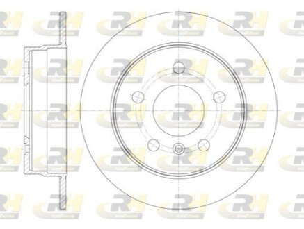 Тормозной диск ROADHOUSE 61065.00 (фото 1)