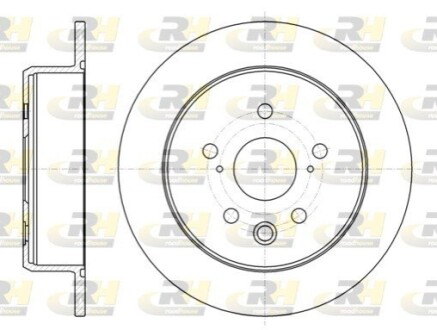 Тормозной диск ROADHOUSE 61075.00