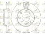 Диск гальмівний (передній) Honda Civic V/VI 1.3-1.6 91-01 (240хx21) (з покриттям) (вентильований) 6108.10