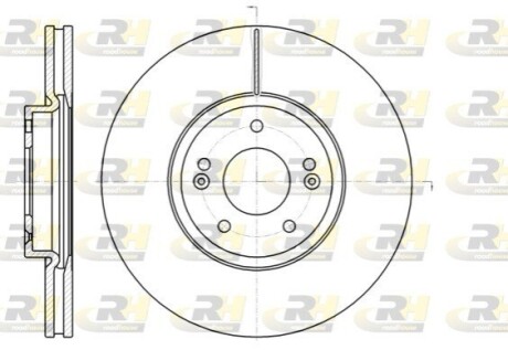 Гальмівний диск ROADHOUSE 61102.10