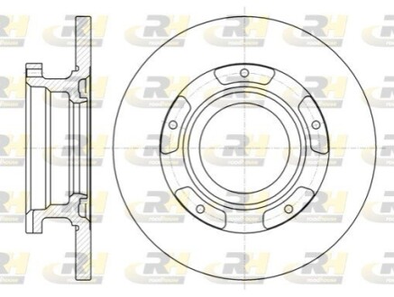 Гальмівний диск ROADHOUSE 61107.00