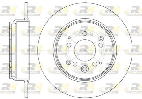 Гальмівний диск ROADHOUSE 61157.00 (фото 1)