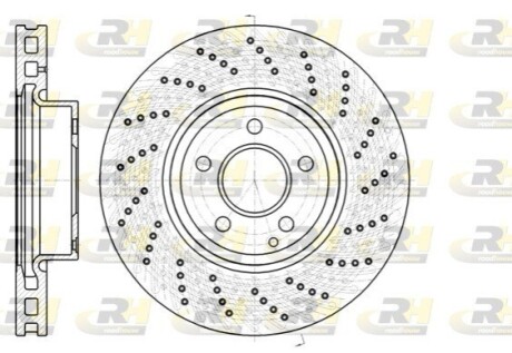Тормозной диск ROADHOUSE 6118510 (фото 1)