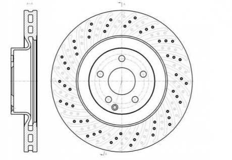 Гальмівний диск ROADHOUSE 61186.10 (фото 1)