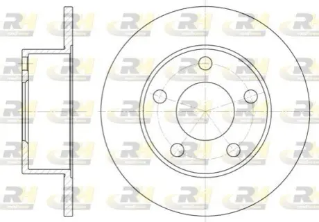 Фото Тормозной диск ROADHOUSE (6121.00) изображение 1