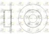 Диск гальмівний (задній) Skoda Superb/VW Passat 96-08 (244.9x10) ROADHOUSE (6123.00) зображення 1