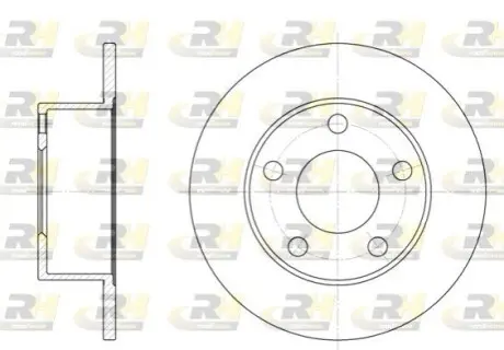 Тормозной диск ROADHOUSE 6123.00