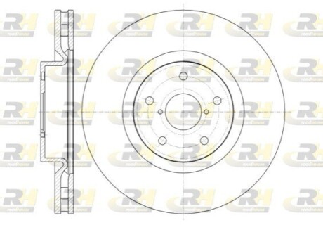Гальмівний диск ROADHOUSE 61342.10 (фото 1)