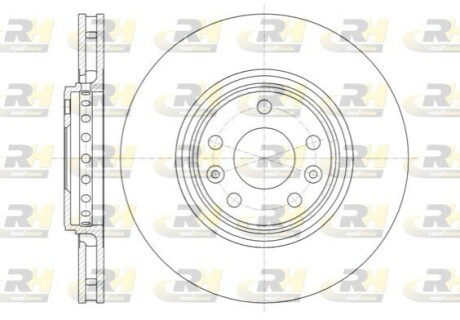 Тормозной диск ROADHOUSE 61345.10