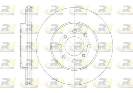 Тормозной диск ROADHOUSE 61357.10 (фото 1)