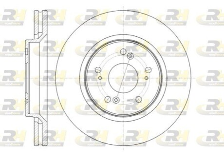 Тормозной диск ROADHOUSE 61358.10