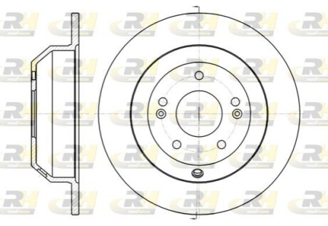 Гальмівні диски ROADHOUSE 61373.00