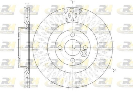 Тормозной диск ROADHOUSE 61442.10 (фото 1)