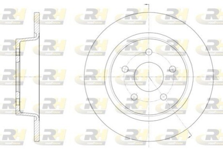 Тормозной диск ROADHOUSE 61459.00