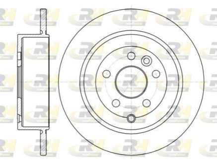 Гальмівний диск ROADHOUSE 61516.00 (фото 1)