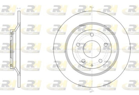 Тормозной диск ROADHOUSE 61518.00 (фото 1)