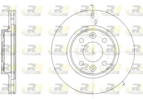 Тормозной диск ROADHOUSE 61535.10