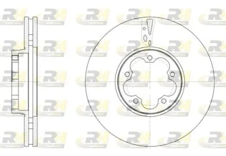 Фото Тормозной диск ROADHOUSE (61568.10) изображение 1