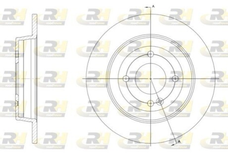 Тормозной диск ROADHOUSE 61570.00