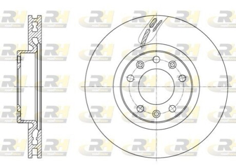 Тормозной диск ROADHOUSE 61583.10 (фото 1)