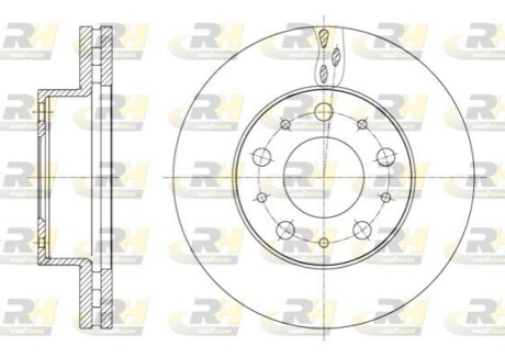 Тормозной диск ROADHOUSE 61600.10