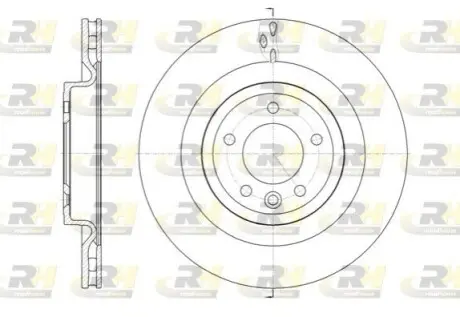 Фото Гальмівні диски ROADHOUSE (61614.10) зображення 1